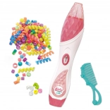 Veľká sada na navliekanie korálikov do vlasov