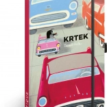 Zápisník Krtko a autíčko, linajkový 13 × 21 cm