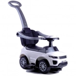 Detské odrážadlo s vodiacou tyčou Sport Car biele