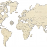 Drevená mapa sveta WOODEN CITY veľká