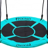 Hojdací kruh bocianie hniezdo tyrkysový