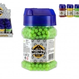 Plastové guličky do detskej pištole 6 mm, 1200 ks, mix farieb