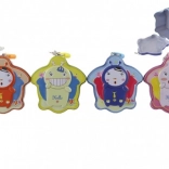 Detská plechová pokladnička so zámkom 10 × 6 cm – 4 farby