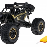 Kovový RC rock crawler 1:8 s pohonom 4x4 a LED pre deti 3+