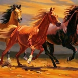 Diamantová mozaika – tri kone