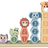 Stohovacie hračky Safari Zvieratká