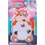 Vodné maľovanie Líška 30 x 21 cm