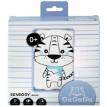 Zmyslová látková knižka pre bábätká Tiger GAGAGU