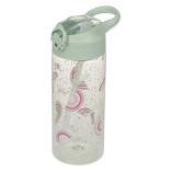 Tritanová fľaša na pitie so slamkou Dúha 500 ml