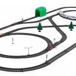 Veľká detská železnica s vagónmi a 9+ metrov dlhou traťou – 70 dielov