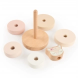 Drevená skladacia veža koloušok Ella Bieco