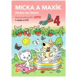 Micka a Maxík idú do školy – leto (pracovný zošit pre predškolákov)