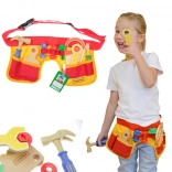 Detský tesársky opasok s náradím 12 ks MASTERKIDZ
