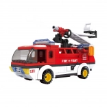 Kompatibilná stavebnica BLOXO hasiči – auto, 170 dielov