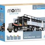 Stavebnica Monti System Autorodeo Trailer Western Star