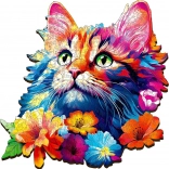 Drevené puzzle Mačka 200 dielikov