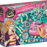 Kreatívne štúdio s písmenami CRAZY CHIC – sada na výrobu šperkov