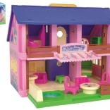 Plastový domček pre bábiky 37 cm play house s príslušenstvom