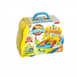 Kuchynská sada v kufríku pre deti v tvare autíčka