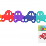 Farebná girlanda s motívom Automobilu