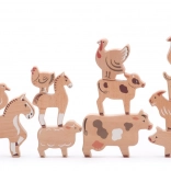 Bajo vidiecka farma – sada drevených zvieratiek 14 ks