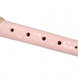 Drevená flauta s králičkom