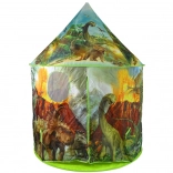 Detský stan dinosaury do záhrady zelený