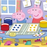 Puzzle Peppa Pig výtvarníčka 24 dielikov