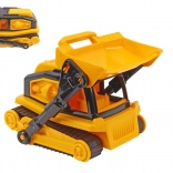 Plastový pásový buldozér 30 cm s voľnobehom v sieťke