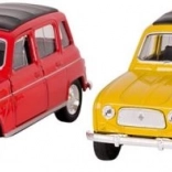 Autíčko na spätné natiahnutie Renault 4 žlté