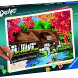 creart premium: mlyn – maľovanie podľa čísel