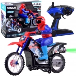 Závodná terénna motorka na diaľkové ovládanie