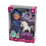 Bábika Evi Love fantasy princezná s jednorožcom