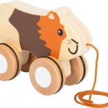 Small Foot Drevená Ťahacia Hračka Morča