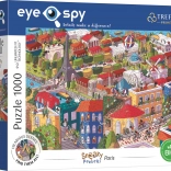 Puzzle Trefl Eye-Spy Sneaky Peekers Paríž 1000 dielikov