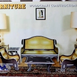 Drevené 3D Puzzle Obývacia Izba Farebná