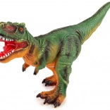 Veľká figúrka dinosaurus T‑Rex zeleno‑oranžový so zvukom 60 cm