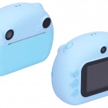 Detský digitálny fotoaparát s tlačou – modrý, 12 Mpx a video Full HD