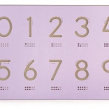 Výmenný panel s číslami 60 × 40 cm