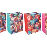 Darčeková taška M vianočná 26 × 32 × 10 cm