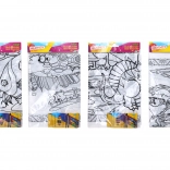 Veľké omaľovánky 50 × 70 cm so 6 voskovkami