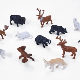 Mojo mini svet lesné zvieratká – sada 12 figúrok v tube