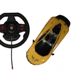 RC auto 1:16 s volantovým ovládaním, svetlami a zvukmi (27 MHz, 20 km/h)