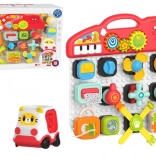 Interaktívna senzomotorická tabuľa s klavírom pre deti