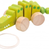 Drevený Ťahací Krokodíl Small Foot