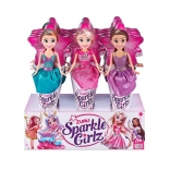 Bábika SPARKLE GIRLZ princezná v kornúte 10,5" – displej 12 ks