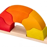 Goki drevená skladačka Východ slnka