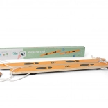 Drevené turistické lyže pre dvojicu