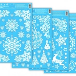 Vianočné okenné fólie Glitr 20x30 cm