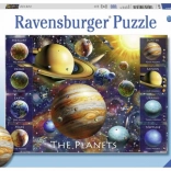 Puzzle Ravensburger Planéty 100 dielikov